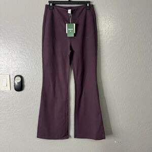 Halara Flex SculptKnit High Waisted Pocket Work Pants, Knights Purple, M Petite